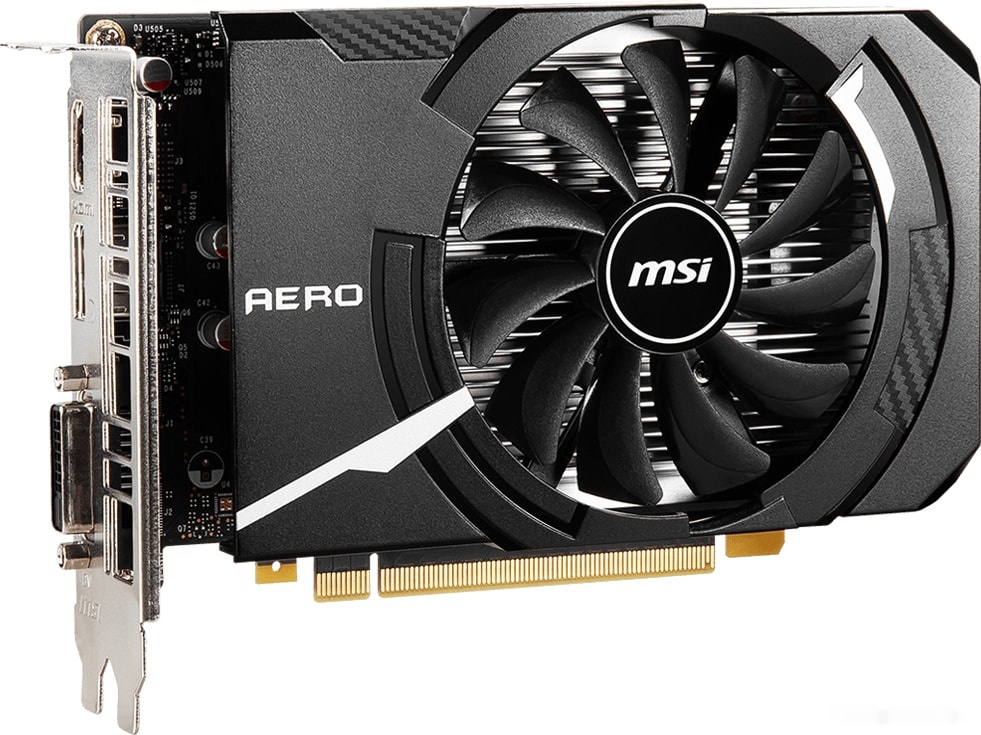 Видеокарта MSI GeForce GTX 1650 D6 AERO ITX OCV1 4GB GDDR6, фото 2