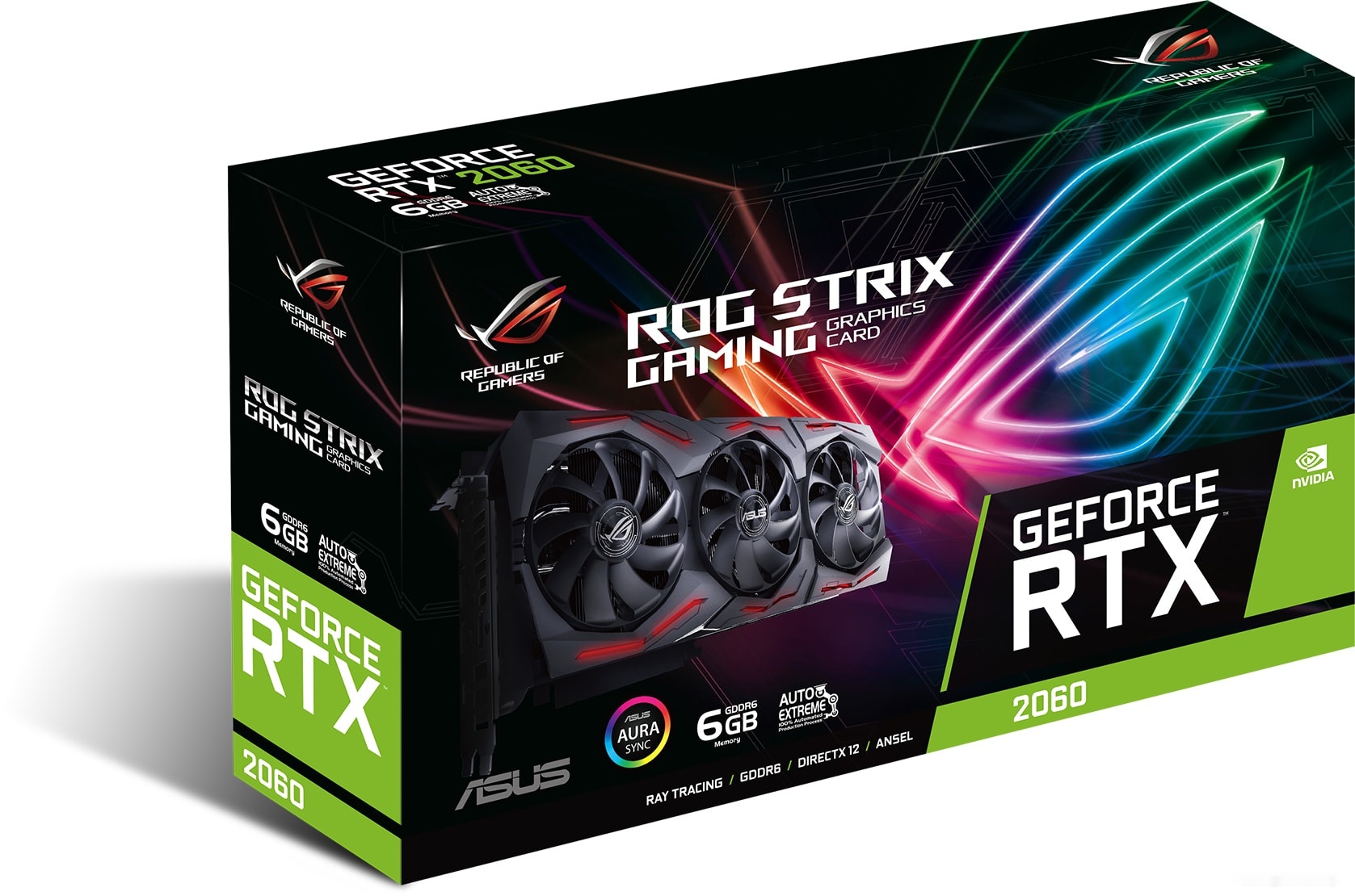 Видеокарта Asus ROG Strix GeForce RTX 2060 EVO 6GB GDDR6, фото 6
