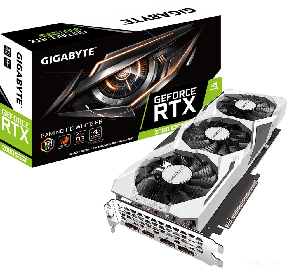 Видеокарта Gigabyte GeForce RTX 2080 Super Gaming OC GV-N208SGAMINGOC WHITE-8GD, фото 9