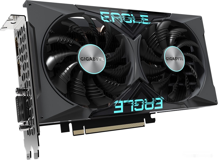 Видеокарта Gigabyte GeForce GTX 1650 D6 Eagle OC 4GB GDDR6 GV-N1656EAGLE OC-4GD, фото 2