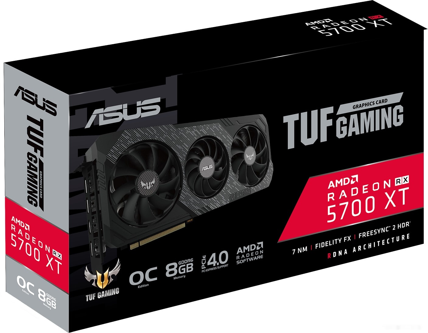 Видеокарта Asus TUF Radeon RX 5700 XT Gaming X3 EVO OC 8GB GDDR6, фото 7