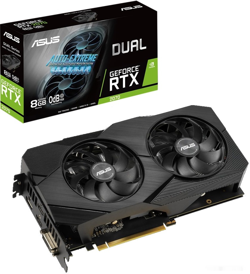 Видеокарта Asus Dual GeForce RTX 2070 Evo V2 8GB GDDR6, фото 8
