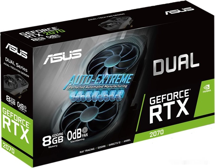 Видеокарта Asus Dual GeForce RTX 2070 Evo V2 8GB GDDR6, фото 7