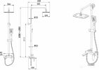 Душевая система Bravat F6351385CP-A-RUS
