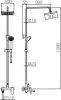 Душевая система Bravat Opal F6 F6125183CP-A