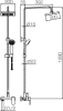 Душевая система Bravat Opal F9 F9125183CP-A