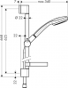 Душевая система Hansgrohe Croma 100 (27717000)