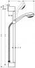 Душевая система Hansgrohe Crometta 85 1jet [27728000]
