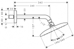 Душевая система Hansgrohe Raindance E 360 AIR 1jet (27371000)