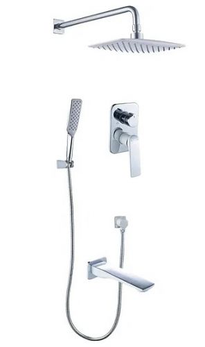 Душевой комплект Lemark Allegro LM5922CW С ВНУТРЕННЕЙ ЧАСТЬЮ, фото 1