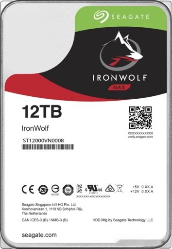 Жесткий диск Seagate IronWolf 12TB ST12000VN0008, фото 1