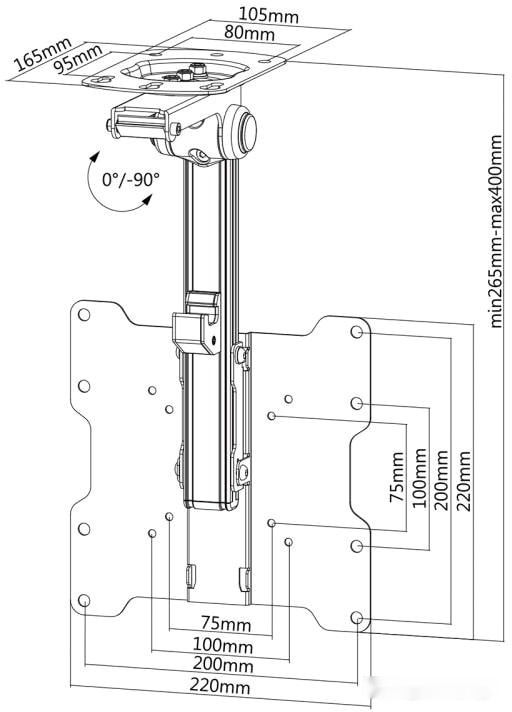 Кронштейн SBOX CLCD-222, фото 3