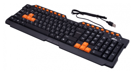 Клавиатура Ritmix RKB-151 Black USB, фото 2
