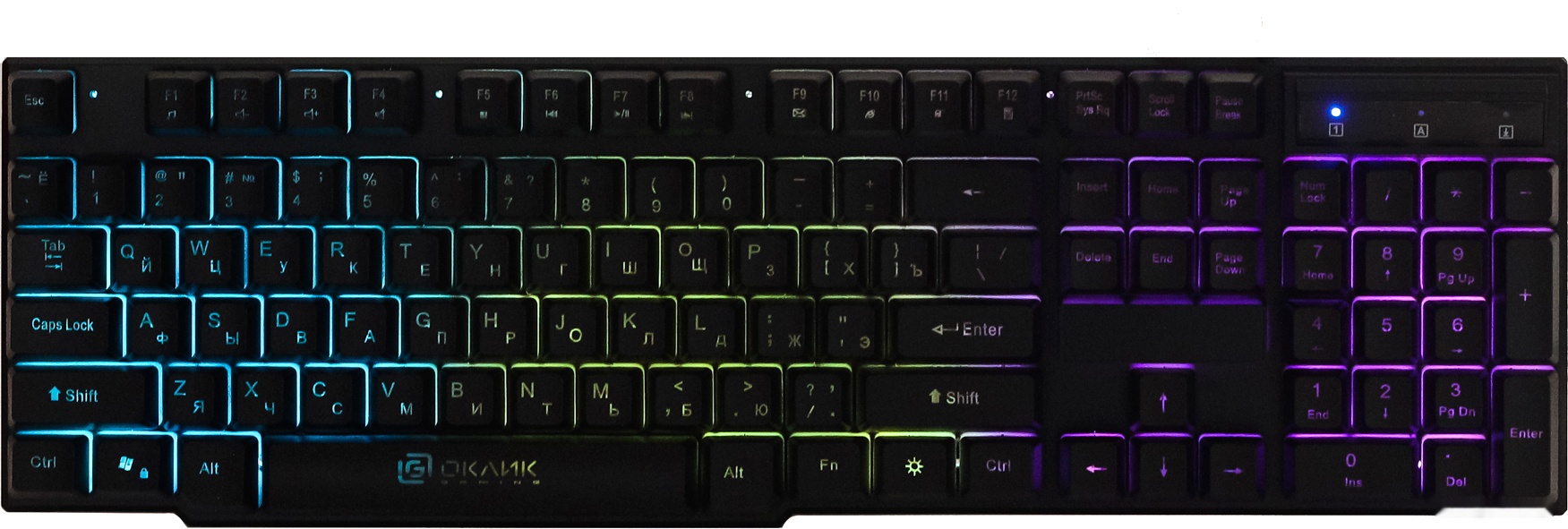 Клавиатура Oklick 780G Slayer [412899], фото 3