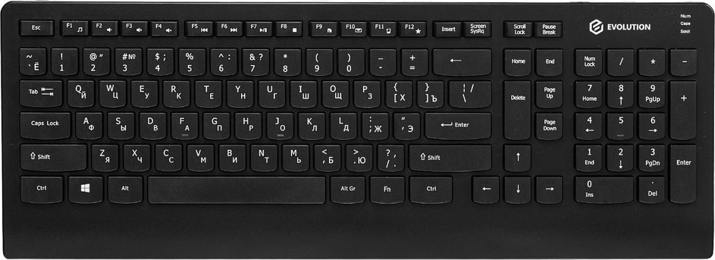 Клавиатура Evolution EKW-03, фото 1