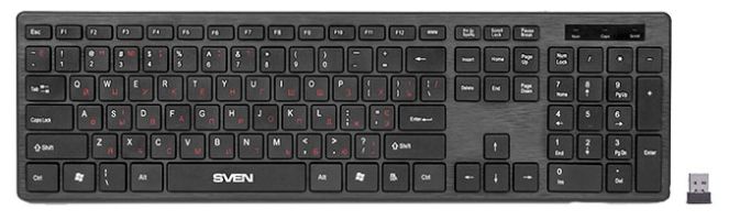 Клавиатура Sven Elegance 5800 Wireless Black USB