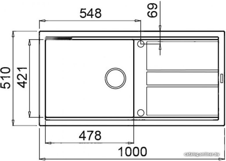 Кухонная мойка Elleci Best 480 Black 86, фото 2