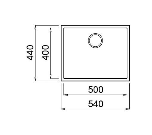 Кухонная мойка Elleci Quadra 105 Undermount K96 White/Kera, фото 2