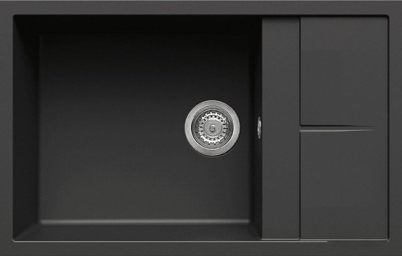 Кухонная мойка Elleci Unico 310 Full Black 40, фото 1