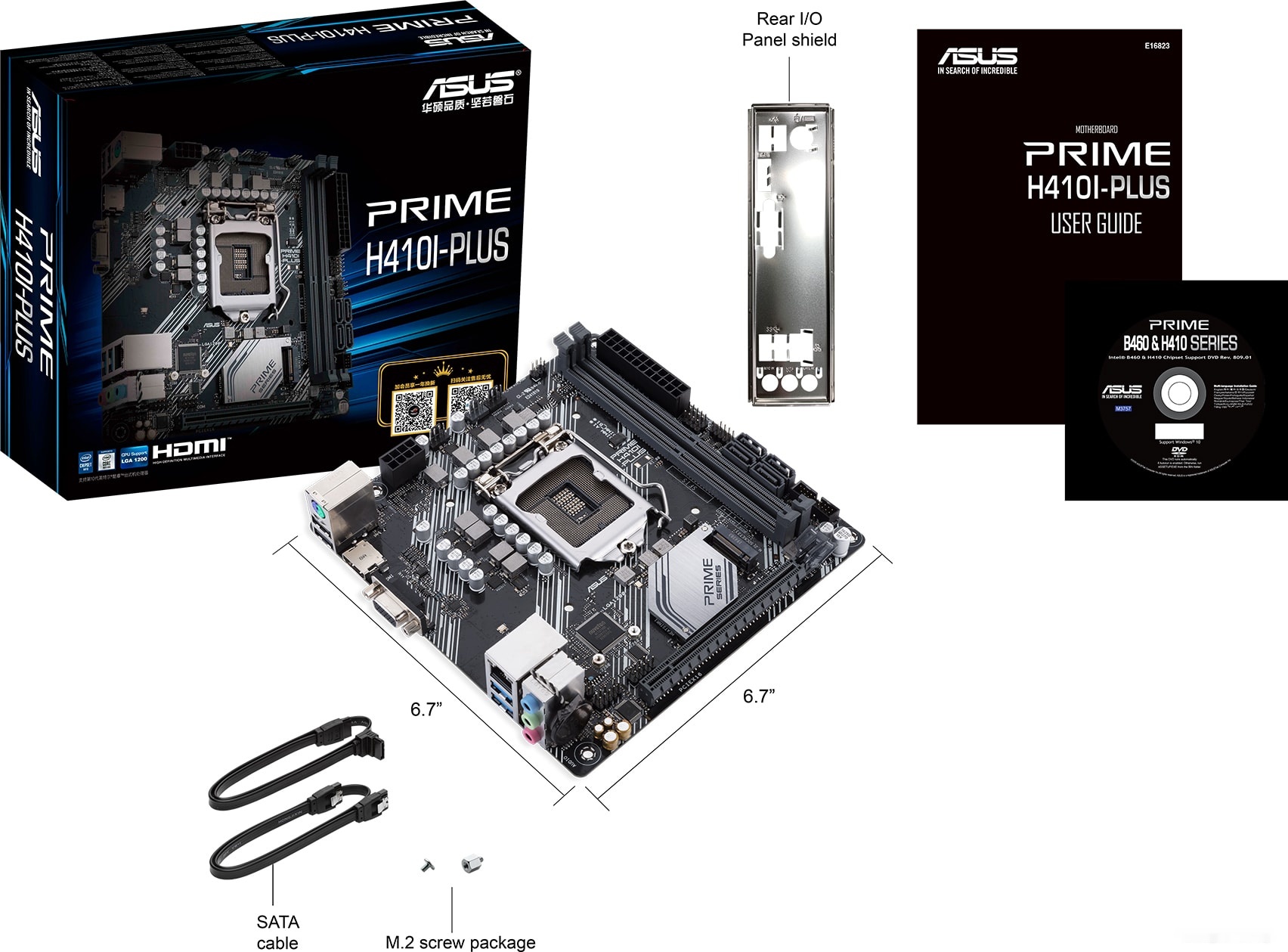 Материнская плата Asus Prime H410I-Plus, фото 7