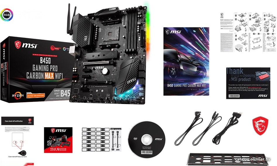 Материнская плата MSI B450 Gaming Pro Carbon Max WiFi, фото 6