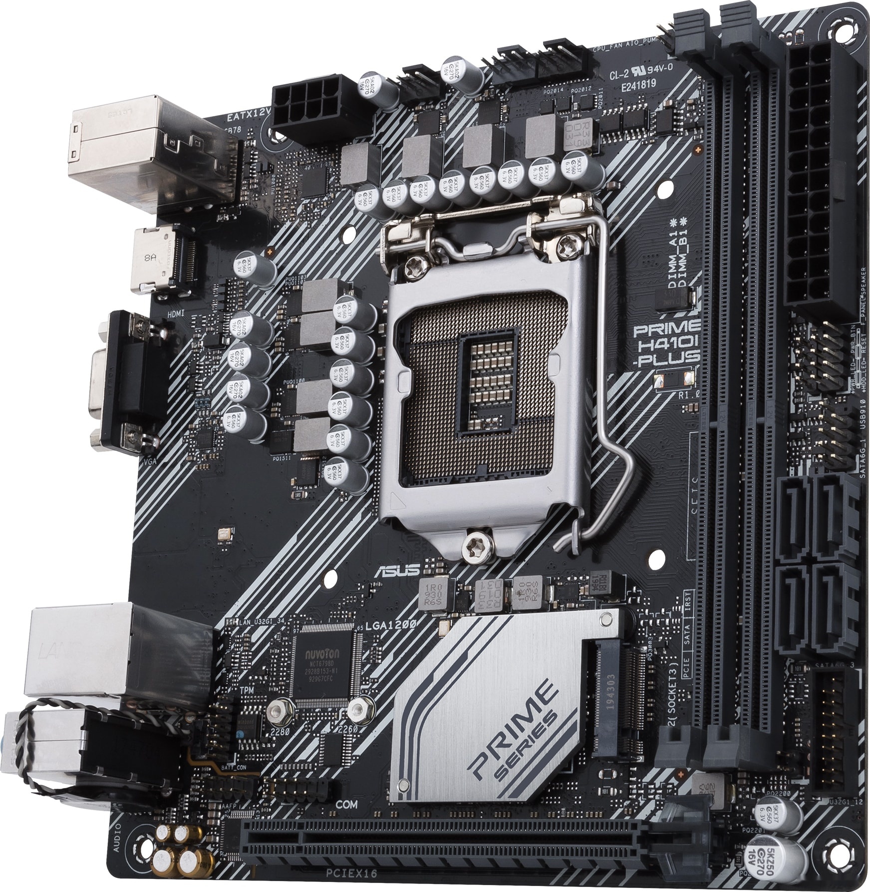 Материнская плата Asus Prime H410I-Plus, фото 3