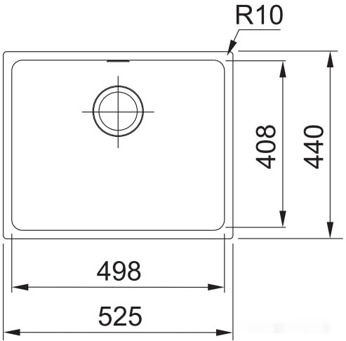 Кухонная мойка Franke Sirius SID 110-50 144.0603.820 (серый), фото 2