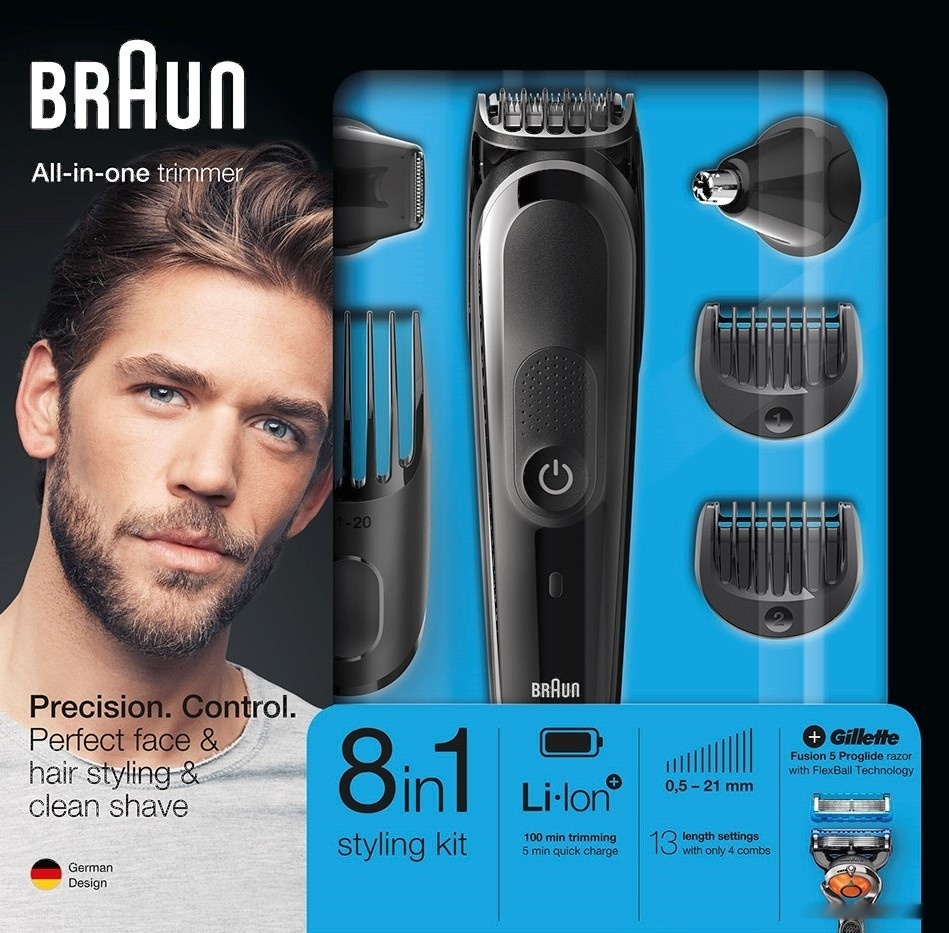 Машинка для стрижки Braun MGK5060, фото 5