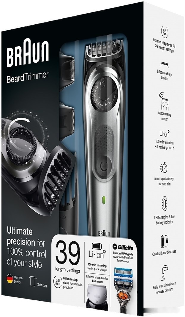 Машинка для стрижки Braun BT7020, фото 2