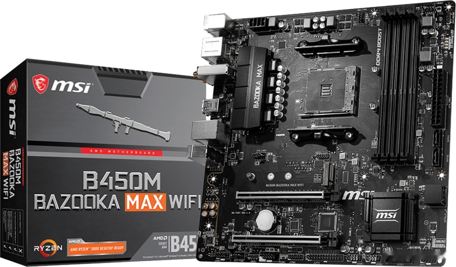 Материнская плата MSI B450M Bazooka Max WiFi, фото 7