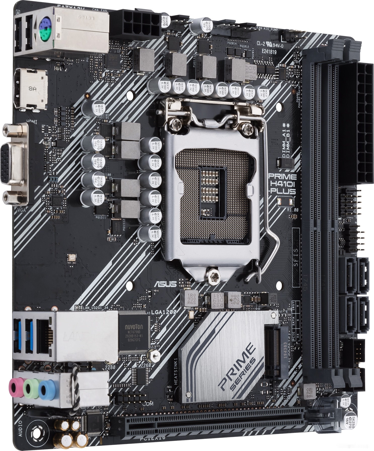 Материнская плата Asus Prime H410I-Plus, фото 4