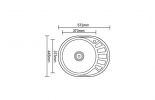 Кухонная мойка Ledeme L65745-R