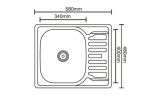 Кухонная мойка Ledeme L65848-L