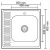 Кухонная мойка Ledeme L66060-R