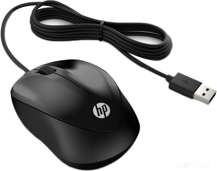 Мышь HP 1000 (черный), фото 2