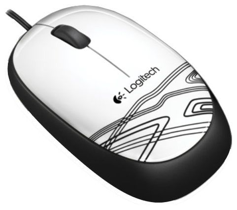 Мышь Logitech Mouse M105 White USB, фото 2