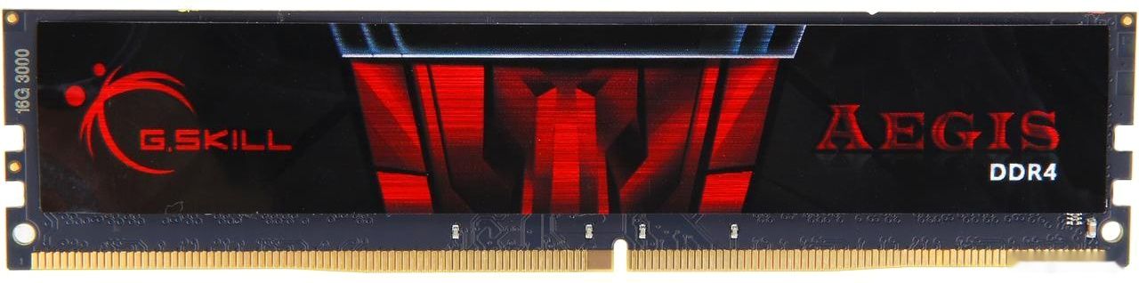 Оперативная память G.SKILL Aegis 16GB DDR4 PC4-24000 F4-3000C16S-16GISB, фото 1