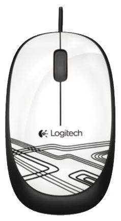 Мышь Logitech Mouse M105 White USB, фото 1