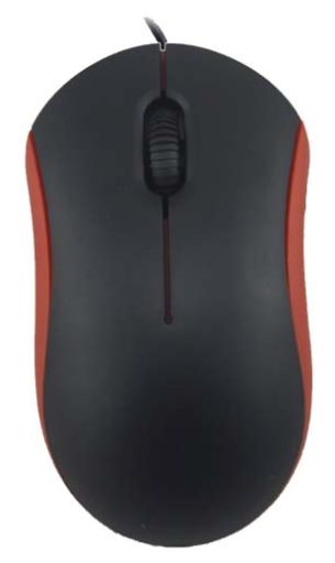 Мышь Ritmix ROM-111 Black-Red USB, фото 1