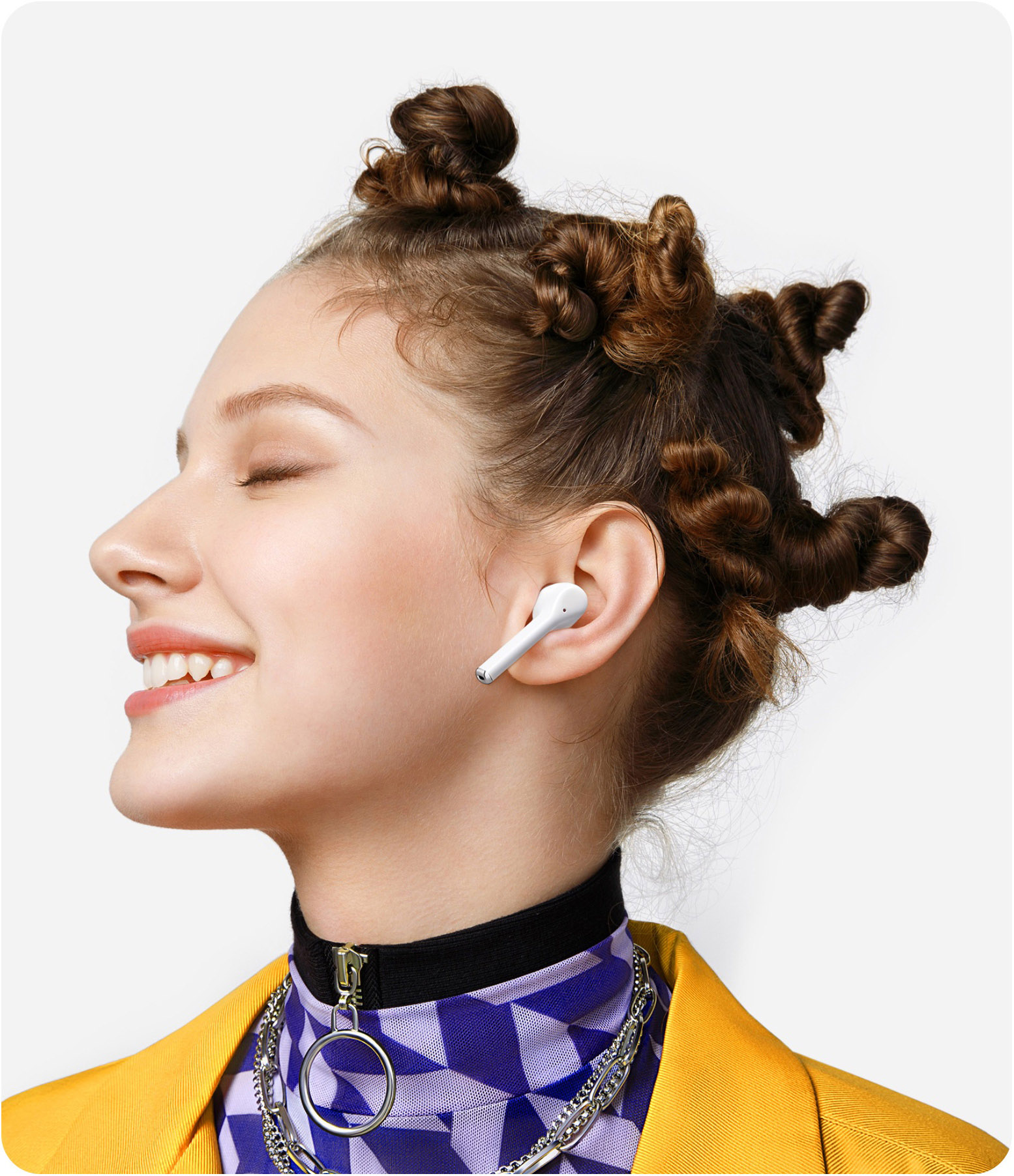 Наушники Huawei FreeBuds 3i (Ceramic White), фото 2