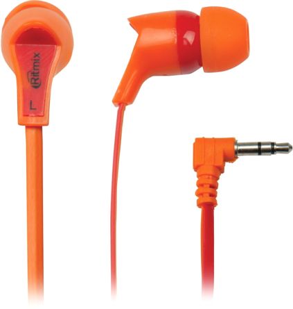 Наушники Ritmix RH-013 (Orange/Red), фото 1