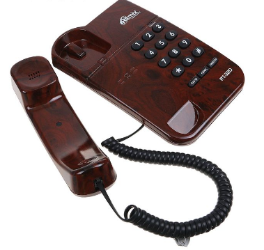 Проводной телефон Ritmix RT-320 (Brown), фото 5