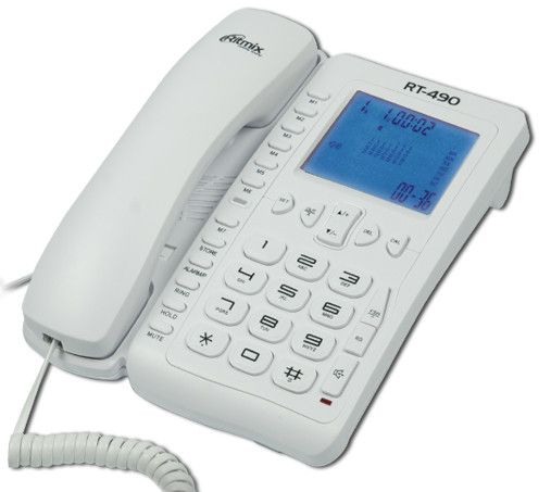 Проводной телефон Ritmix RT-490 (White)