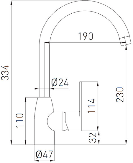 Смеситель Ferro Algeo BAG4, фото 3