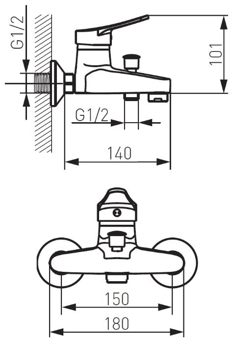 Смеситель Ferro Deco BDC11, фото 2