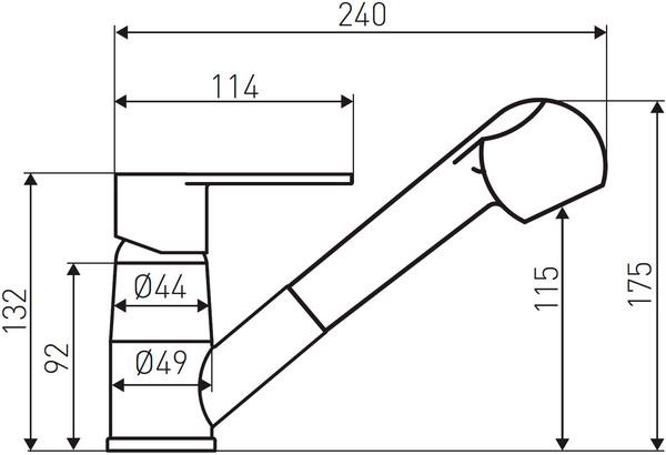Смеситель Ferro Algeo BAG8, фото 2
