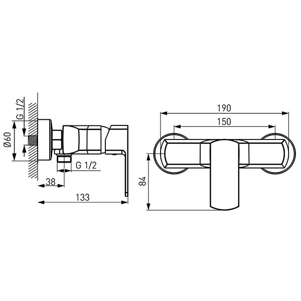 Смеситель Ferro Alba VerdeLine BLB7VL, фото 2