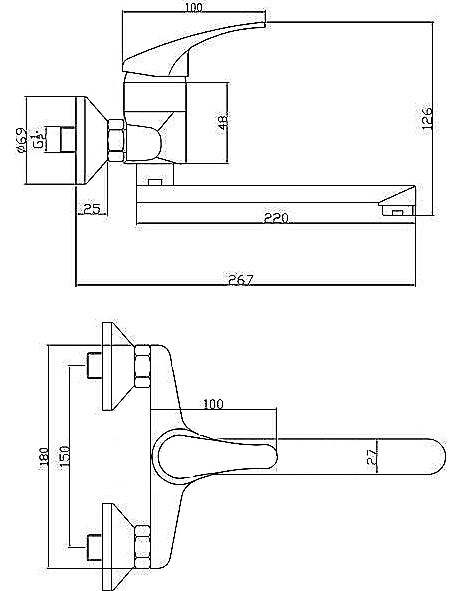 Смеситель Ferro Basic BBC5, фото 2