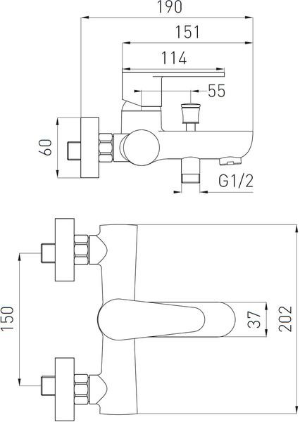 Смеситель Ferro Algeo BAG1, фото 2