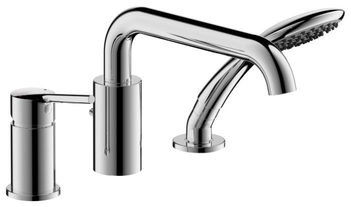 Однорычажный смеситель для ванны с душем Bravat Angel F5172217CP-1